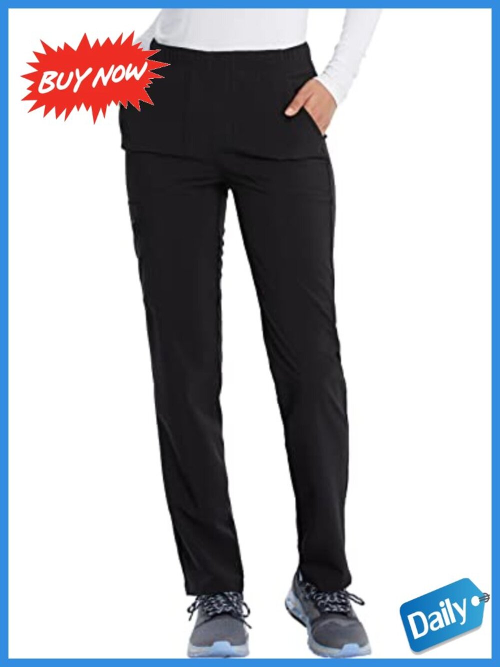 Dickies EDS Essentials Scrubs Women Men Tapered Leg Pants Medical Scrub Bottoms